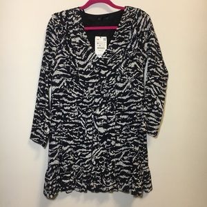 Zara printed dress NWT